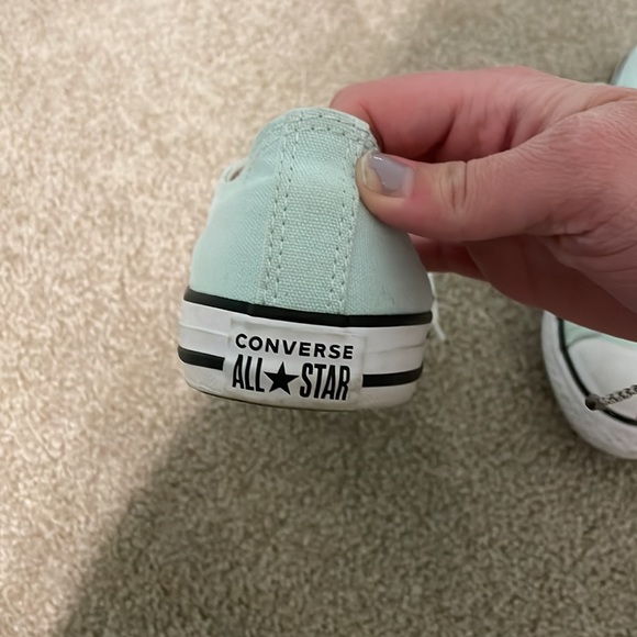 *SOLD* Teal Converse Low-Tops - Picture 4 of 8